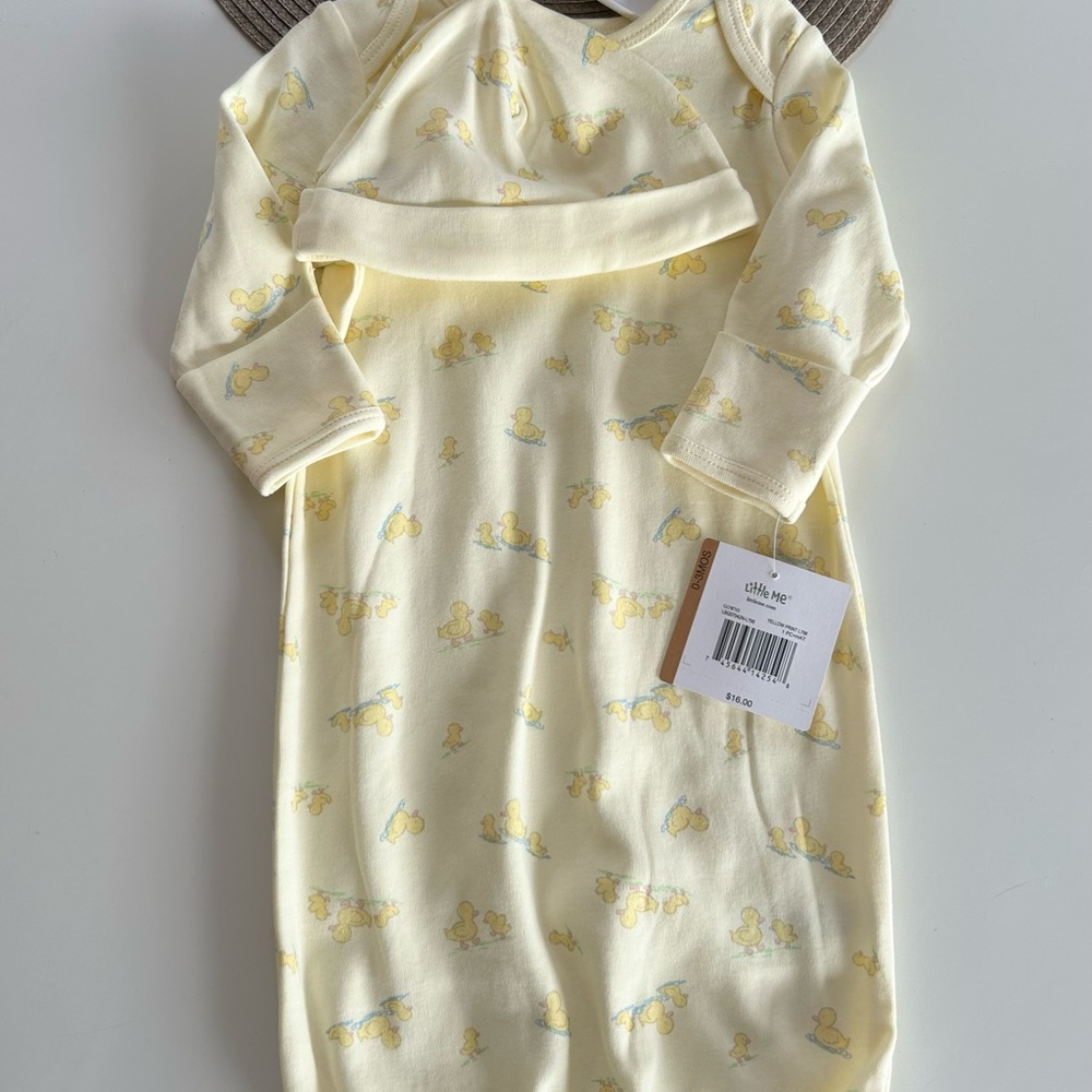Yellow Duck Print Sleep Sack